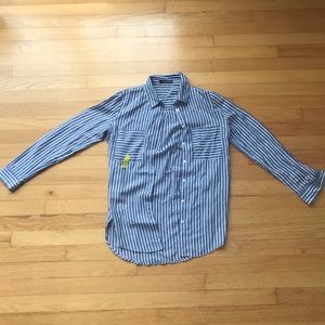 Button up stripe shirt